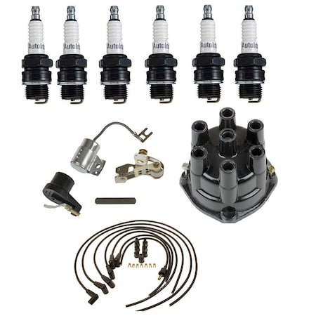 Aic Replacement Parts Complete Tune Up Kit Fits John Deere 6 Cyl Fits Delco Type 600 4000 4010 4020 42 R7033-6CYLKIT